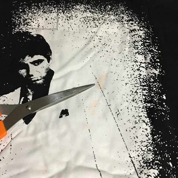 Scarface Reason Hoodie Full Zip Sweatshirt Mens Medium Black Tony Montana $49 - Picture 9 of 11